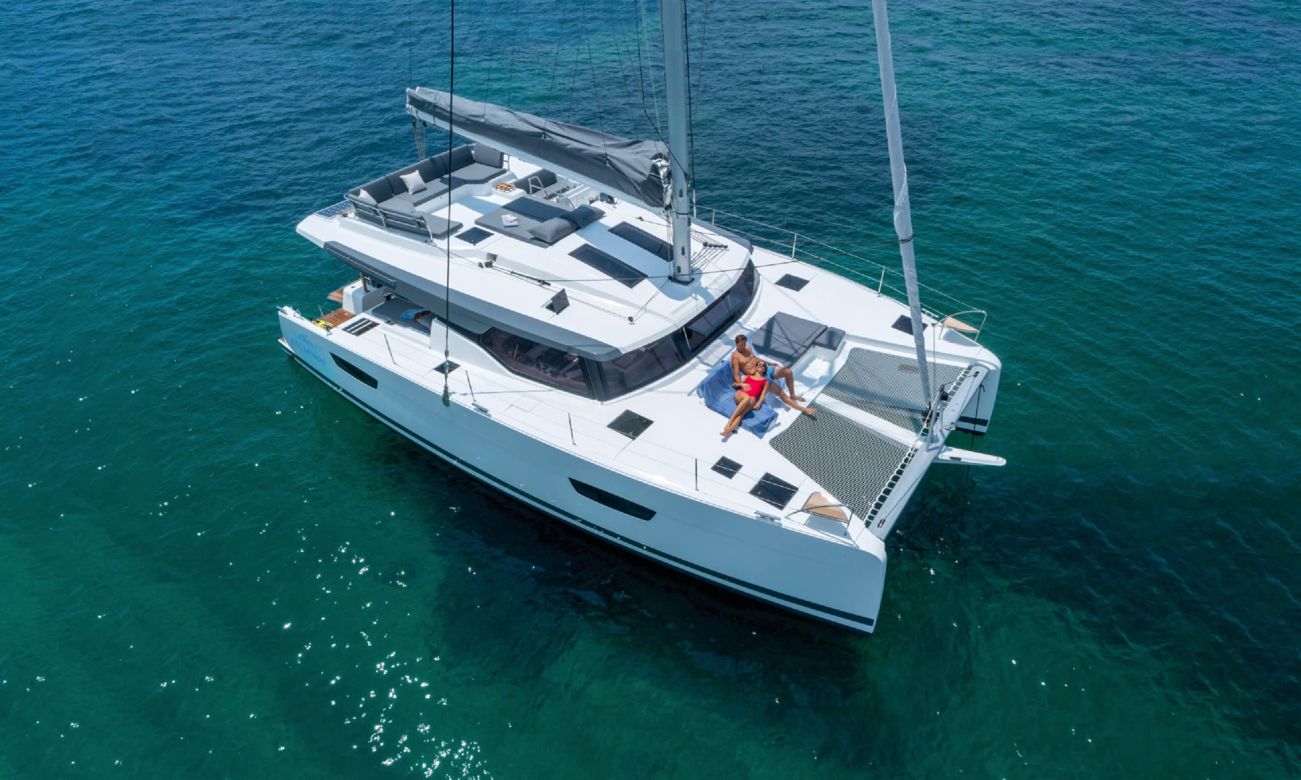 Discover Le Marin on a catamaran for a full day
