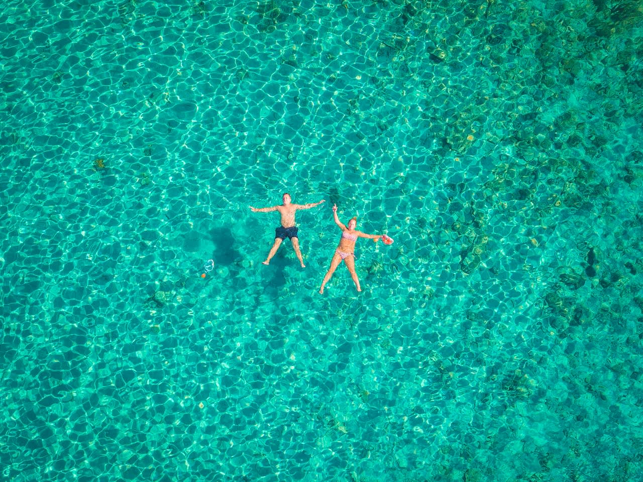 Sun, sea, and serenity: Blue Lagoon & Šolta day trip on a motorboat, starting in Split