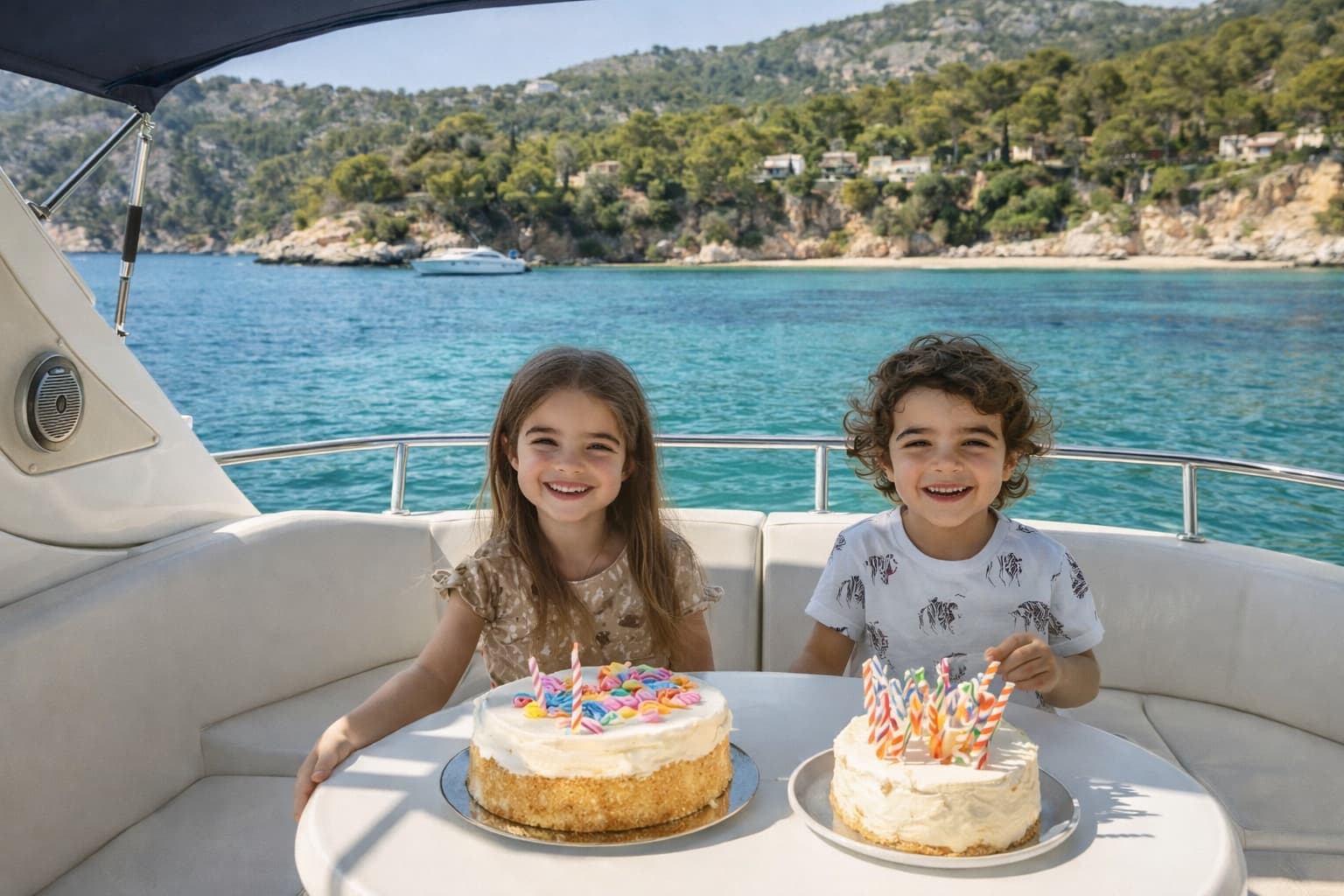 4-stündige private Kindergeburtstags-Yachtparty – Kuchen und alkoholfreie Getränke inklusive