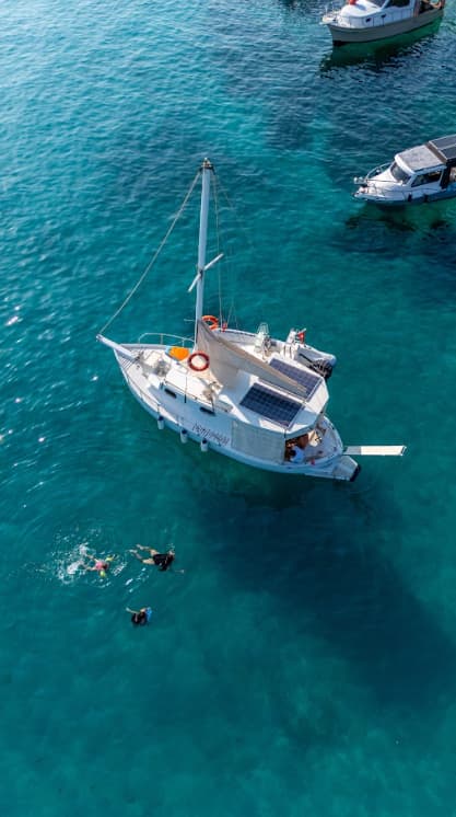 Sunset Serenity a Bodrum - Tour privato in barca di 3 ore con video e acqua con drone