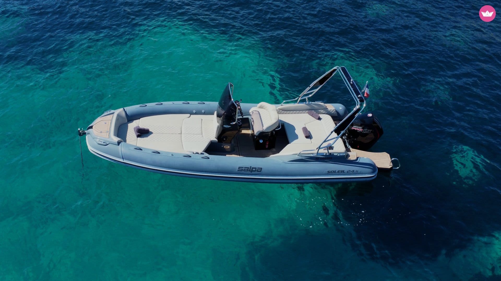 Journée en bateau – Antibes, criques & eaux turquoise