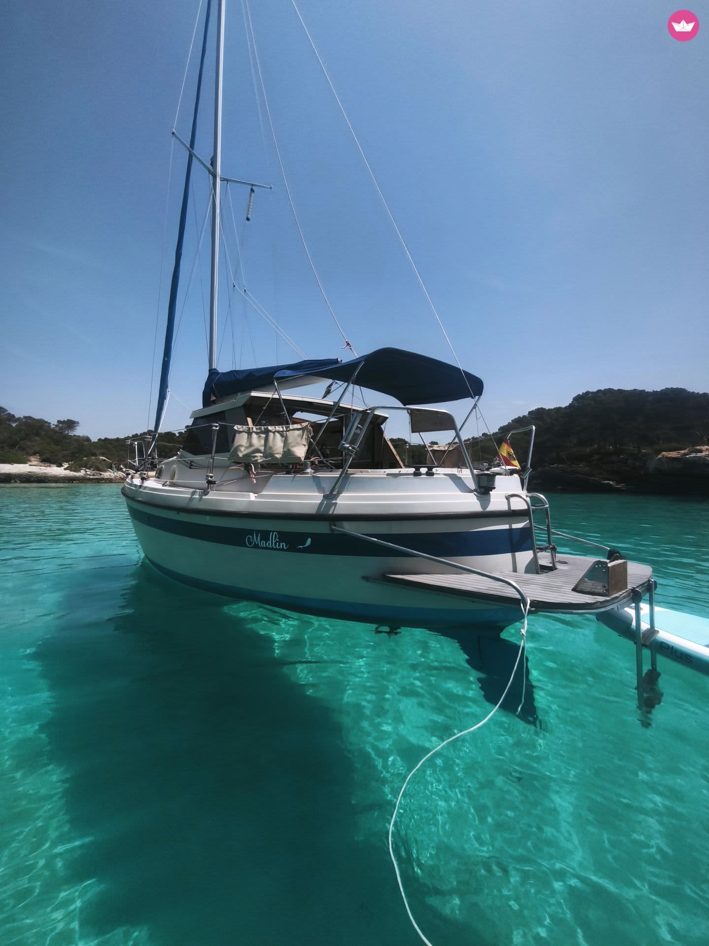 Expérience de navigation privée à Minorque : nage, plongée avec tuba et détente