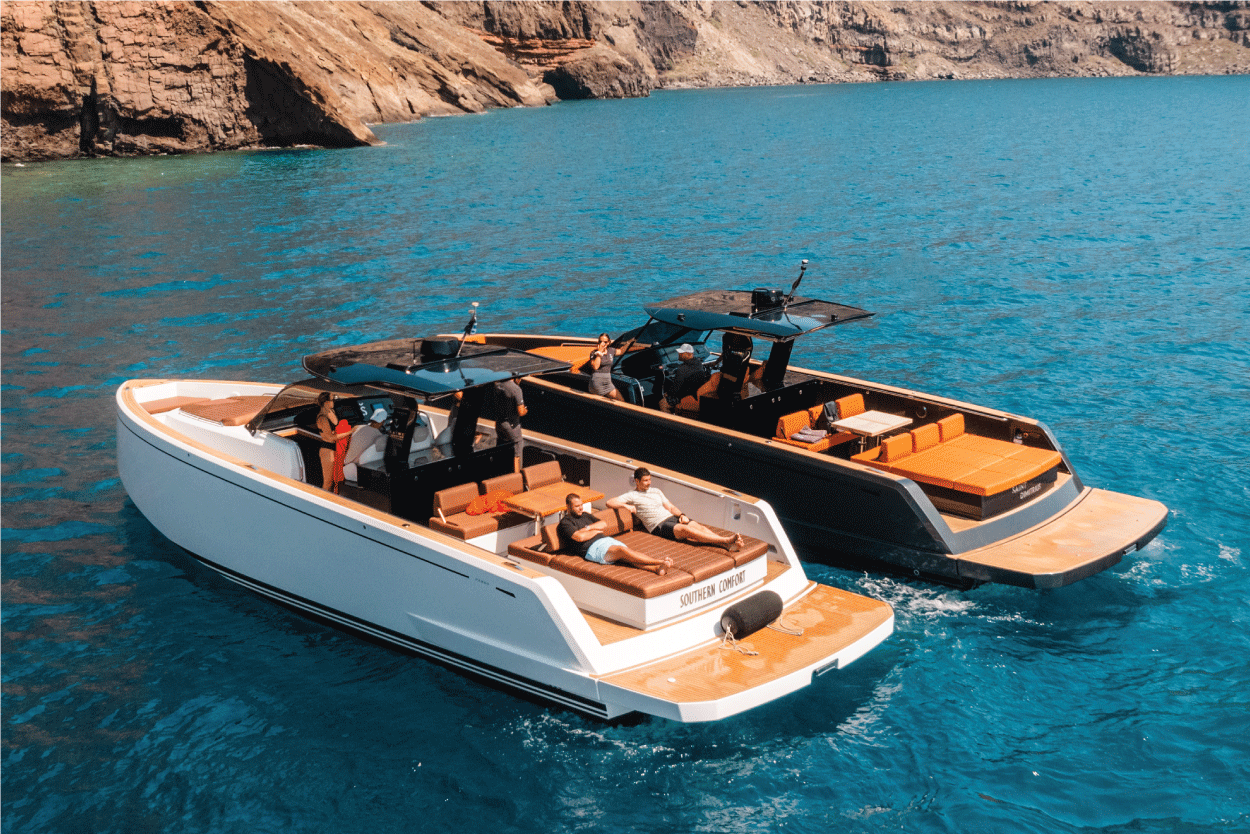 Santorini vista do mar – Experiência privada Golden Hour