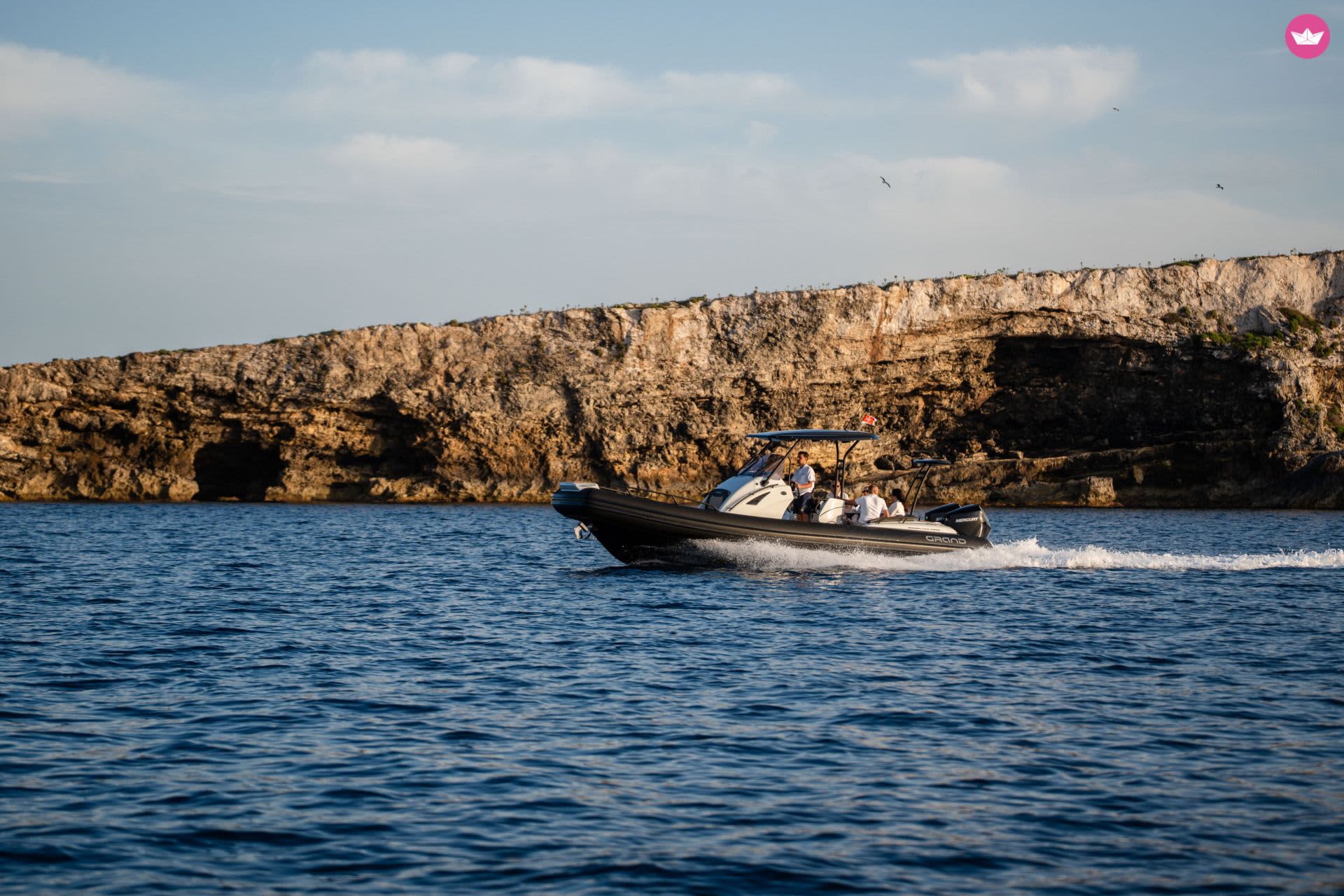 Vivi Blue Lagoon e Crystal Lagoon dal mare