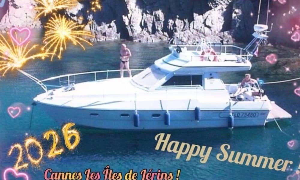 Crucero privado en yate por las islas de Cannes (12:00-16:00): Capitana.