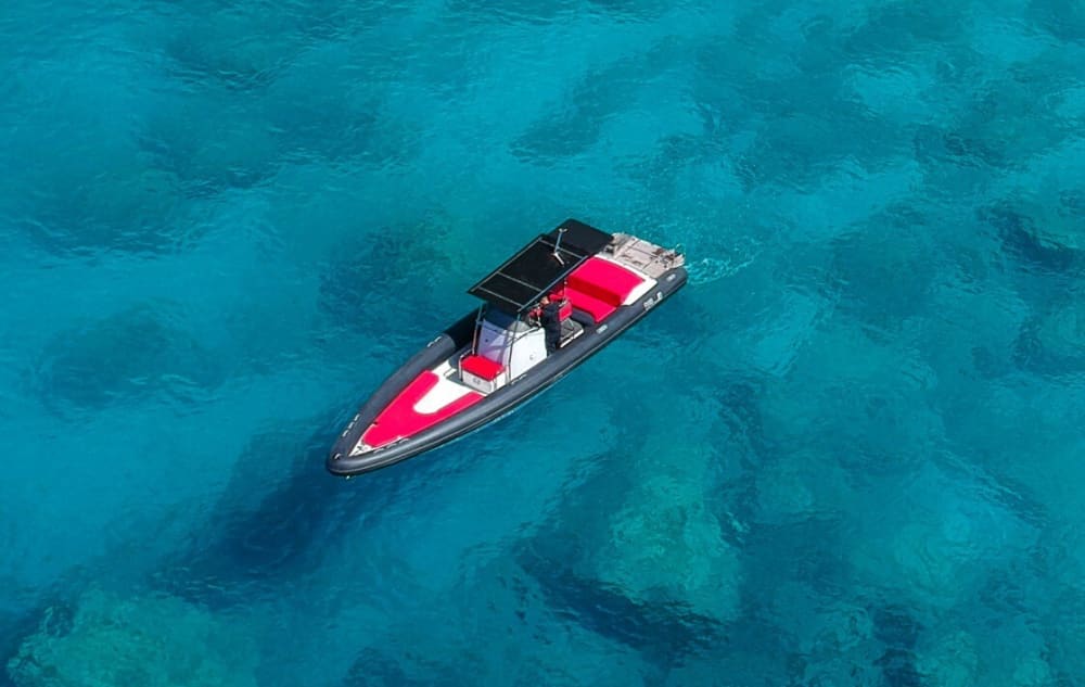 White, blue, and divine: A full day on a motorboat