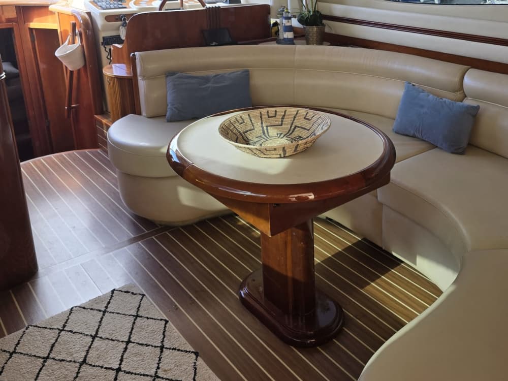 Semesteravkoppling på en yacht