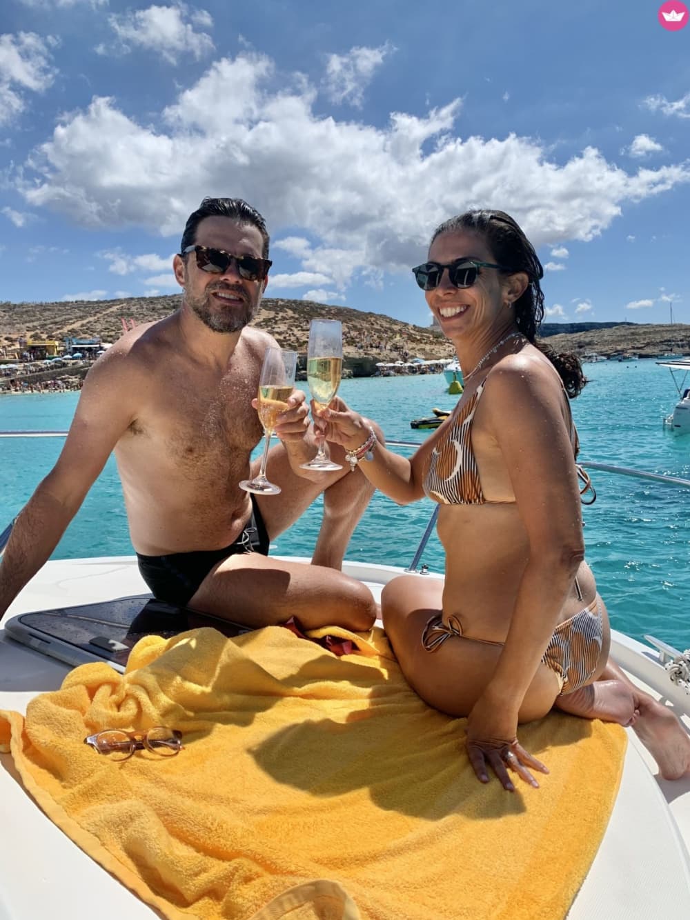 Full day at sea – Heading for Comino & the Blue Lagoon