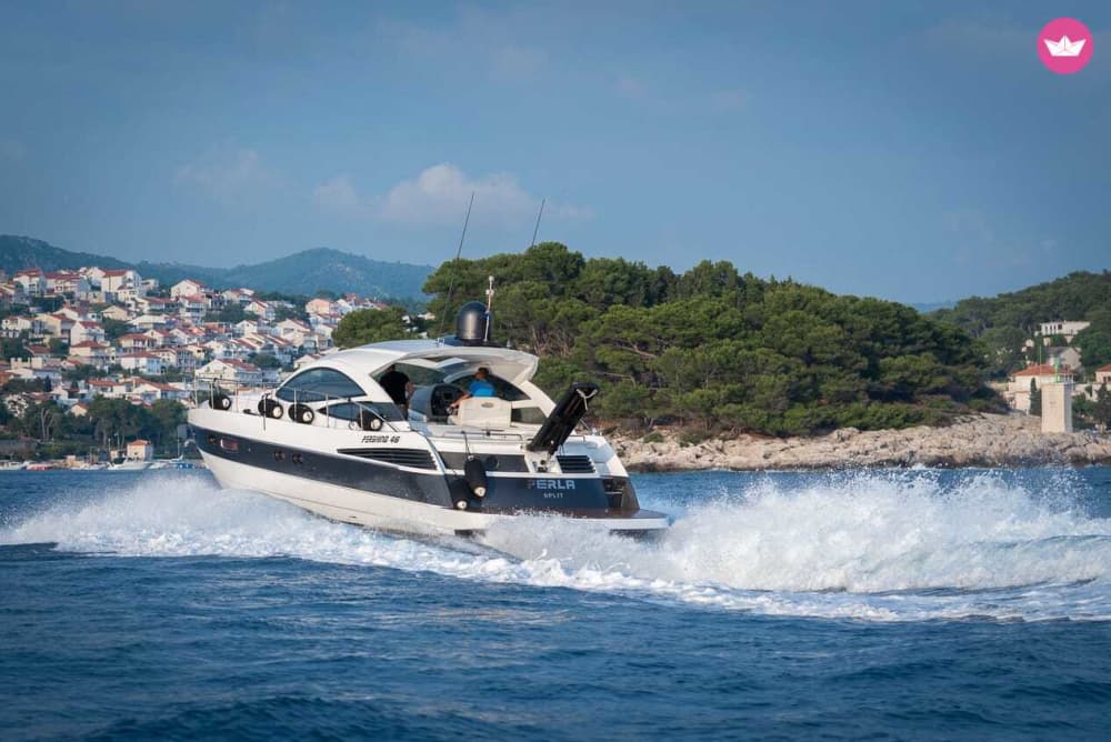 Bateau privé d'une journée complète de Hvar à Korčula