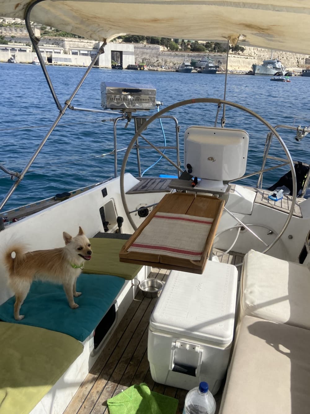 Zet koers naar plezier: een hele dag authentiek zeilen in Sliema op een zeilboot.