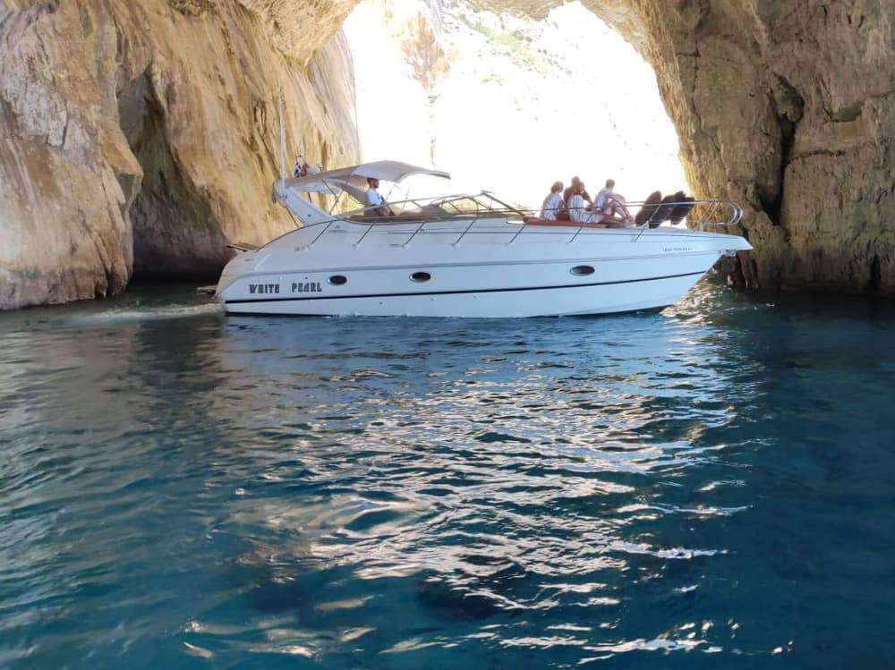 🚤 Paxos & Antipaxos Private Cruise – Blue Caves, Swimming Stops & Gaios Village