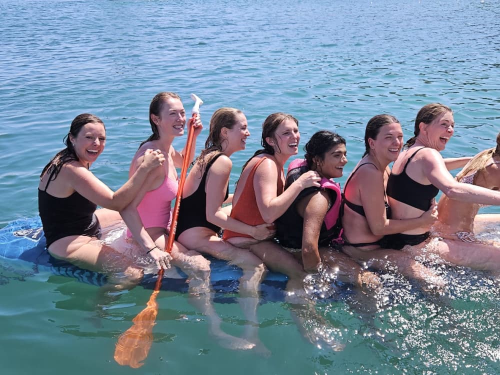 Full Day Private Charter – With drinks, snacks, paddleboards, kayak & snorkel equipment