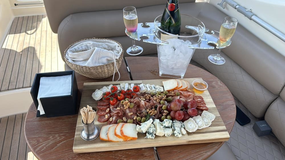 Full Day Private Charter – With drinks, snacks, paddleboards, kayak & snorkel equipment