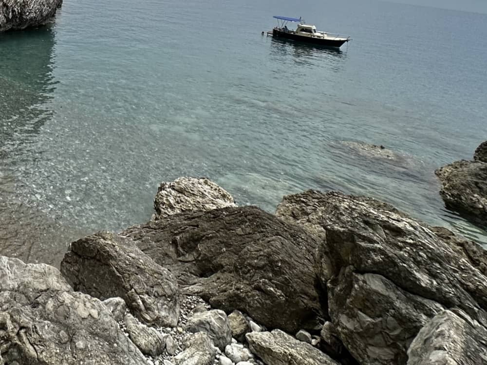 Private boat trip around Bar on a motorboat