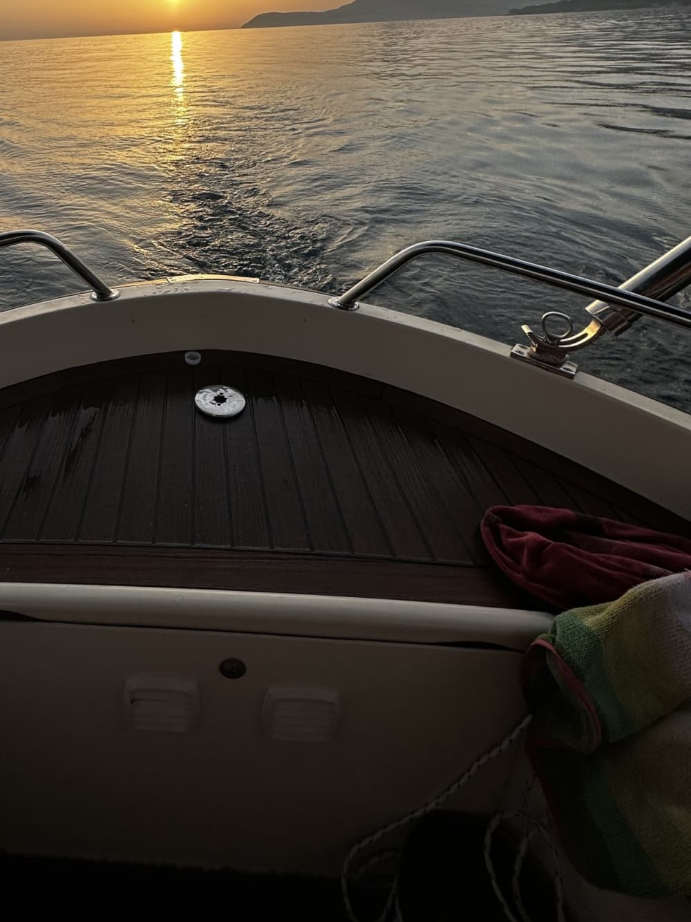 Private boat trip around Bar on a motorboat