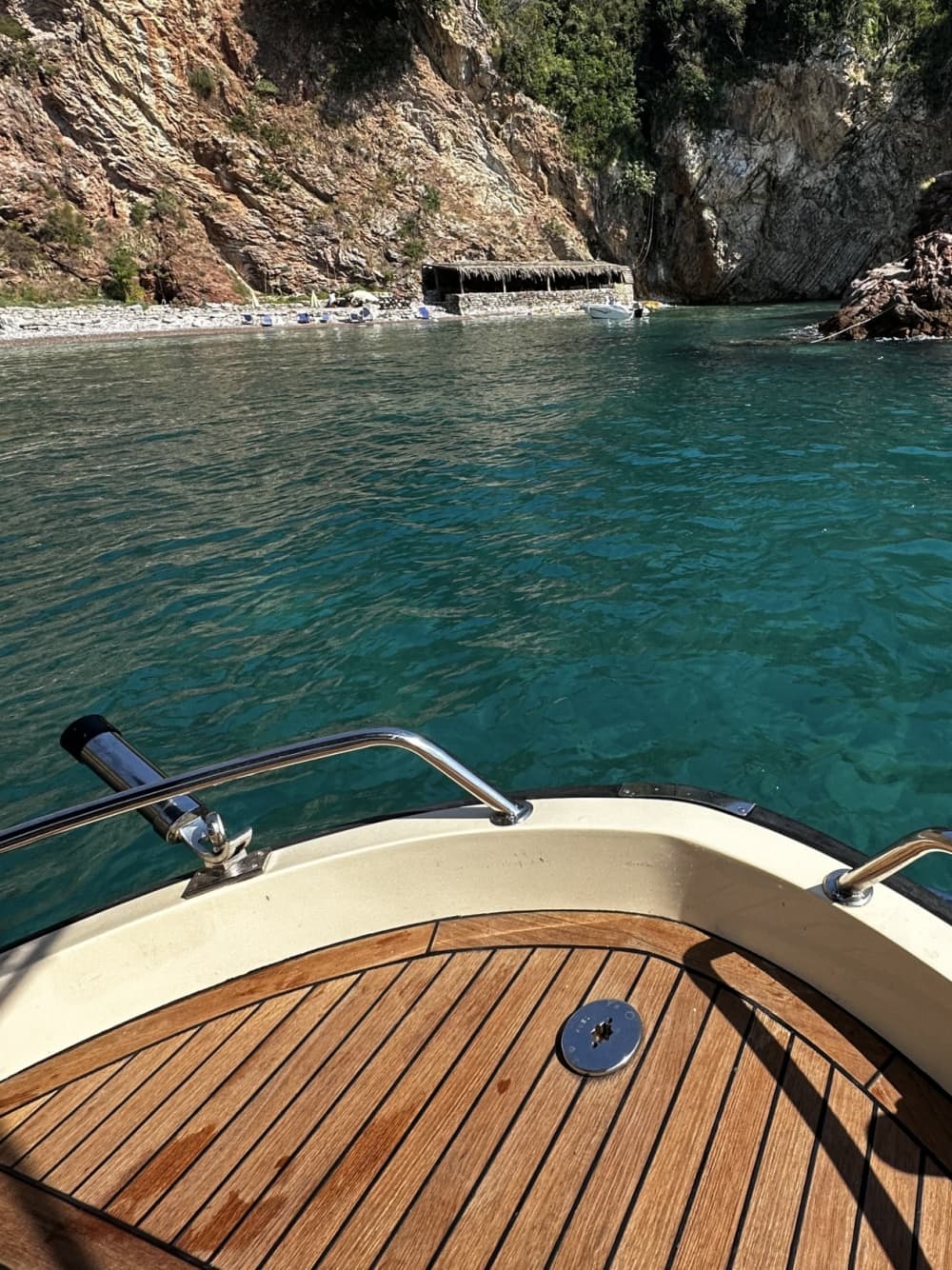 Private boat trip around Bar on a motorboat