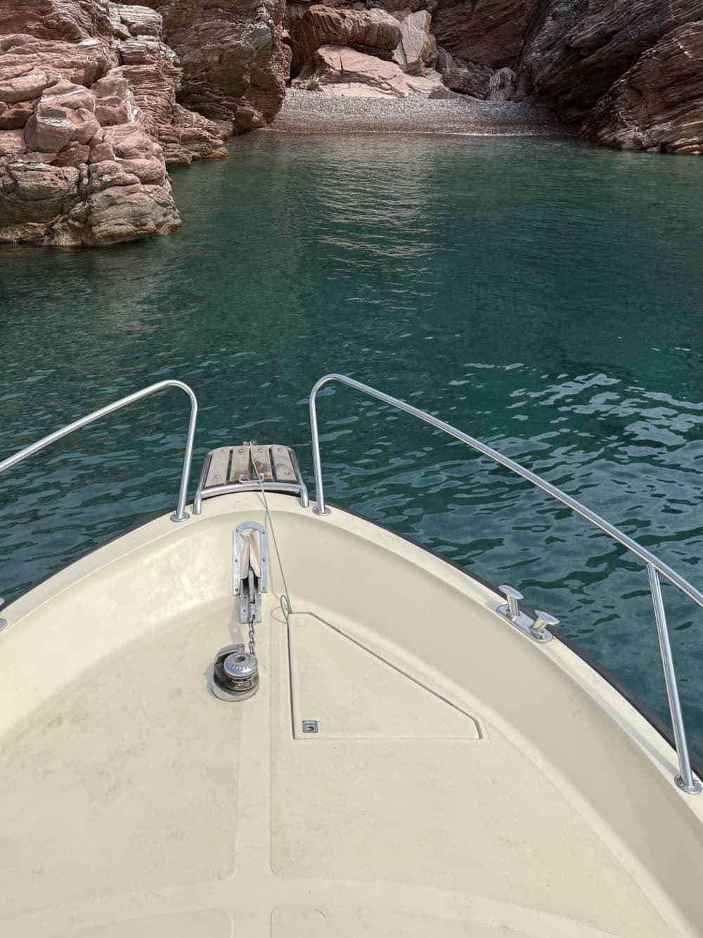 Private boat trip around Bar on a motorboat