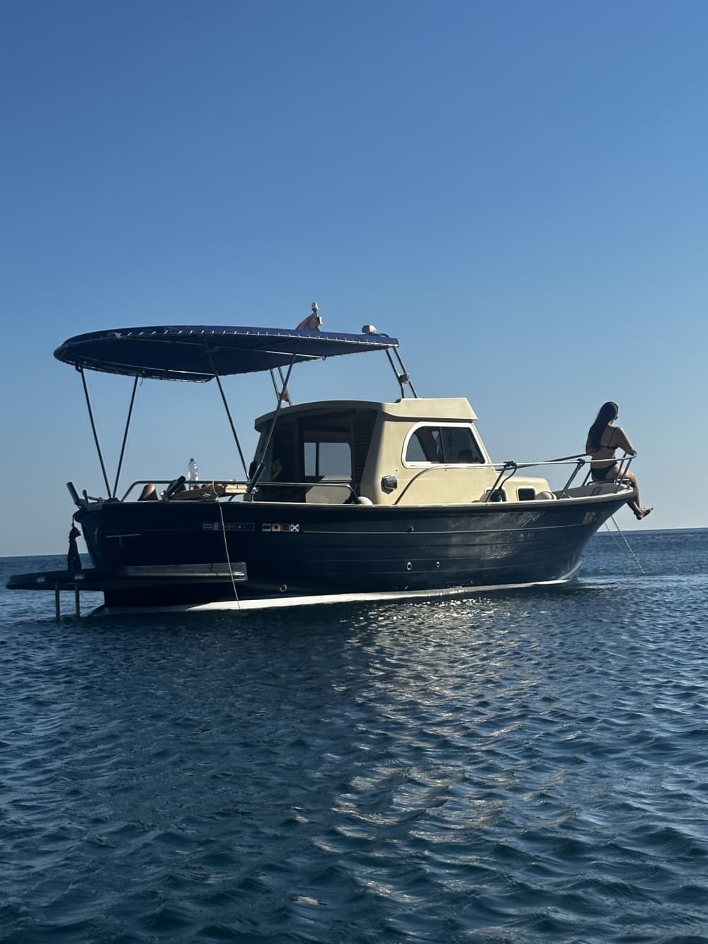 Private boat trip around Bar on a motorboat