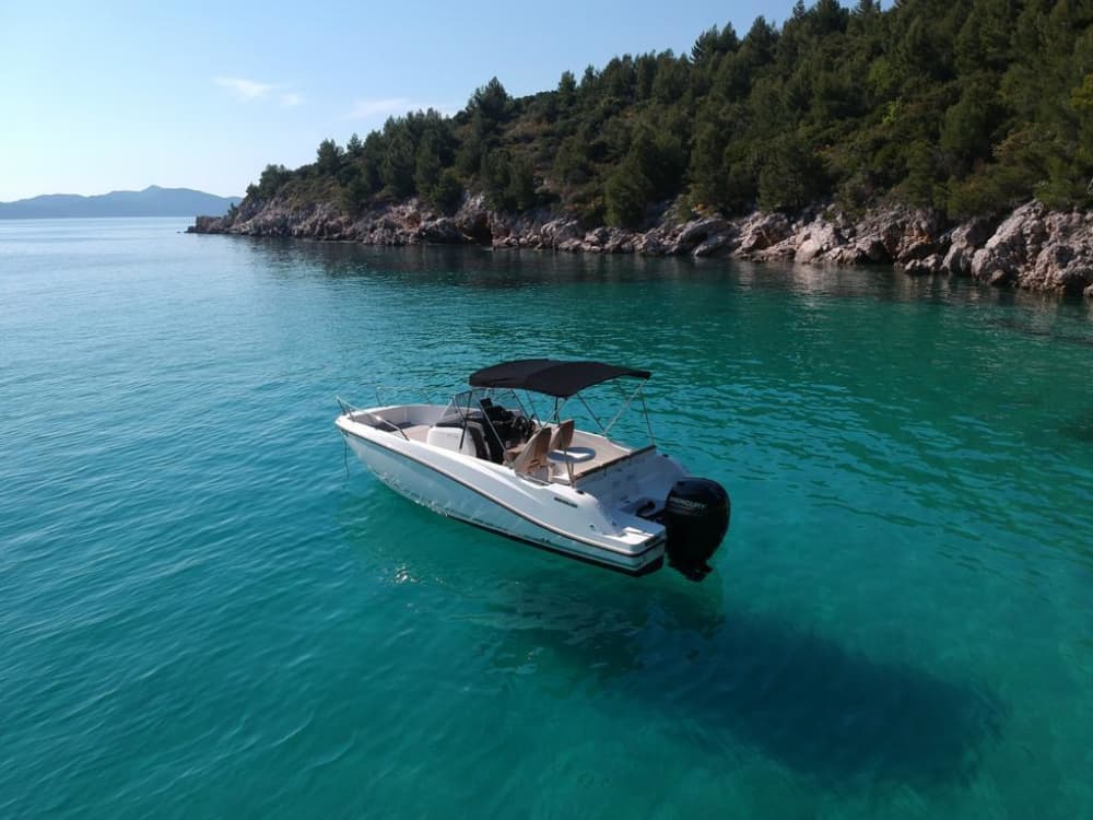 Excursió en vaixell privat per Dubrovnik en una llanxa de motor