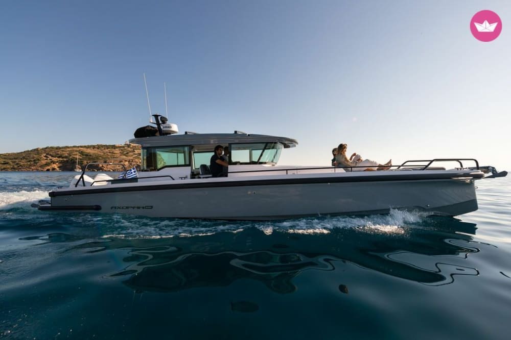 Explore Athens by boat: A full day on the water aboard a motorboat