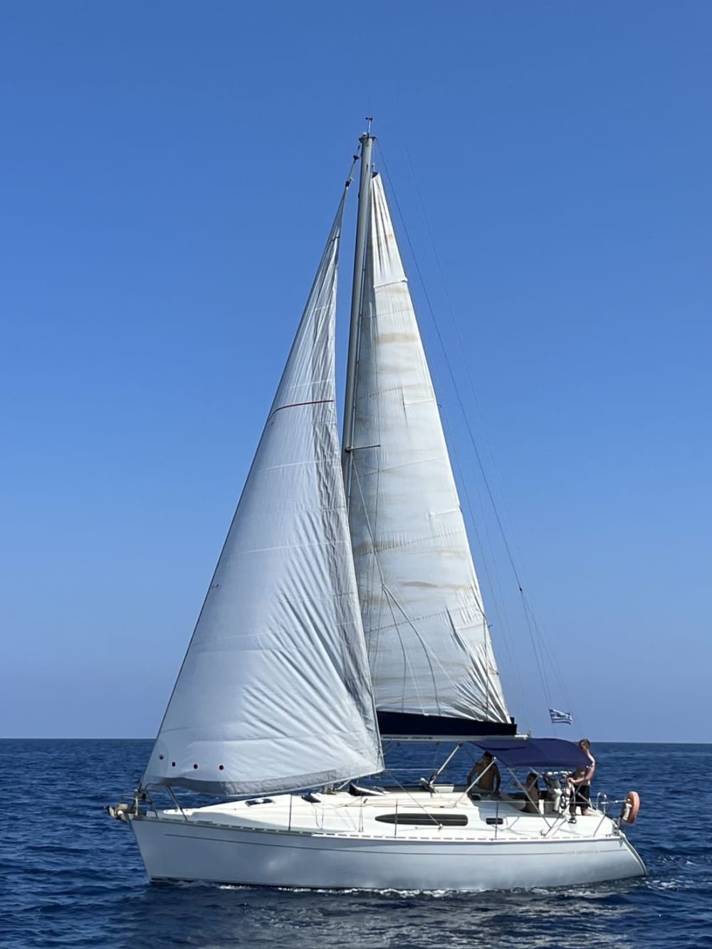 Однодневное парусное приключение на лодке «Авра»
Из
Венецианской гавани Ханьи
3 остановки для купания
До 4 человек