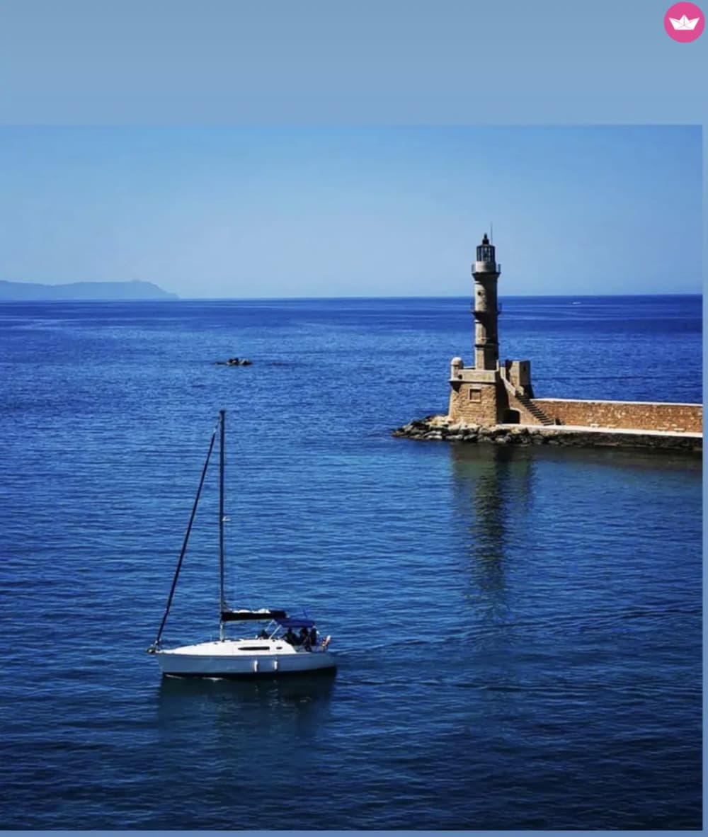 Однодневное парусное приключение на лодке «Авра»
Из
Венецианской гавани Ханьи
3 остановки для купания
До 4 человек