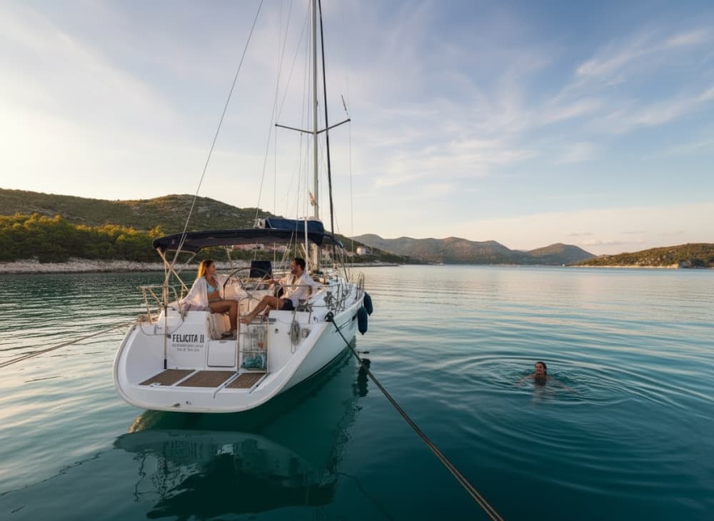 Full-day sailing experience on a sailboat in Dubrovnik