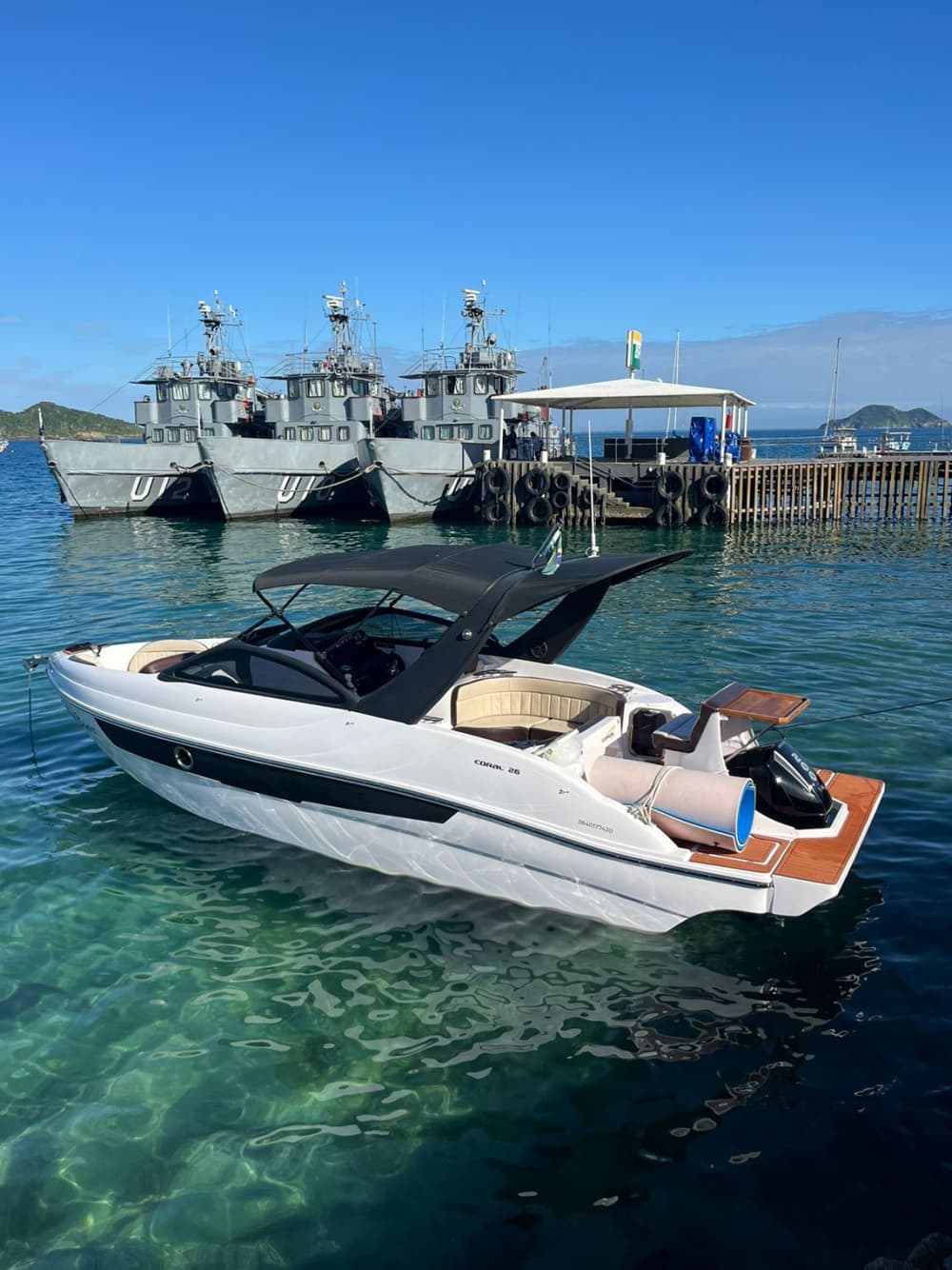 3h pour découvrir Armação dos Búzios en bateau à moteur