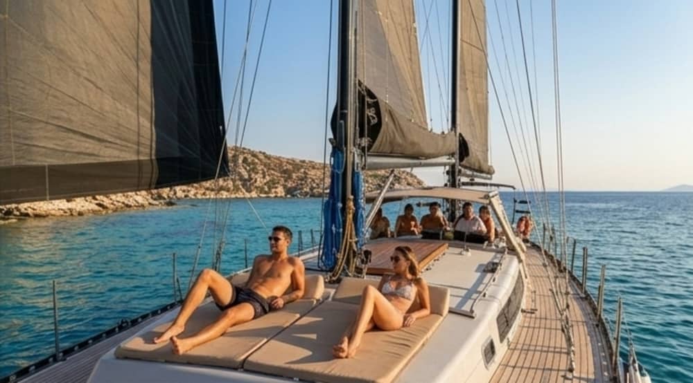 Luxury 7-Hour Sailing Adventure in Rhodes