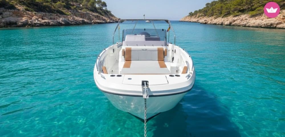 Noleggio privato di barche per mezza giornata a Palma: visita le migliori calette della baia e dei dintorni