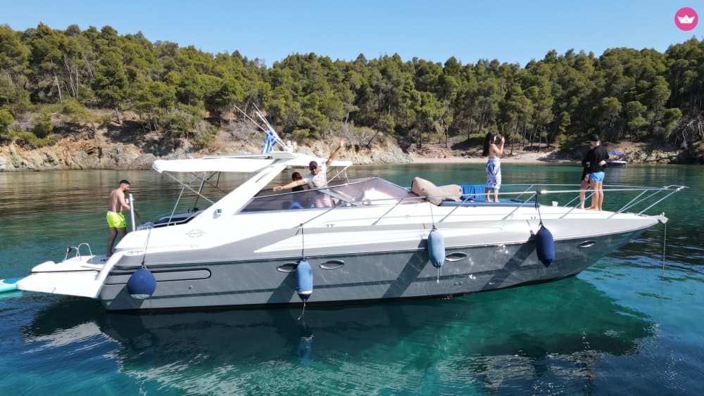 Sani resort cruise to Posidi 7-Hour Private Boat Experience