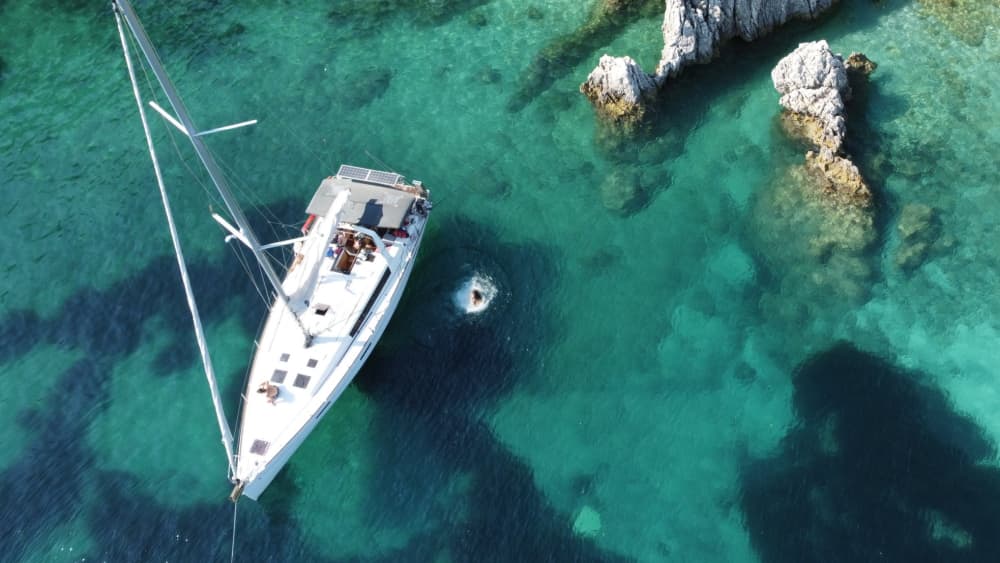 10 heures de navigation le long des côtes de Corfou