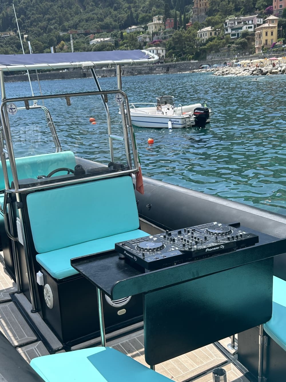 One day in Portofino on a motorboat