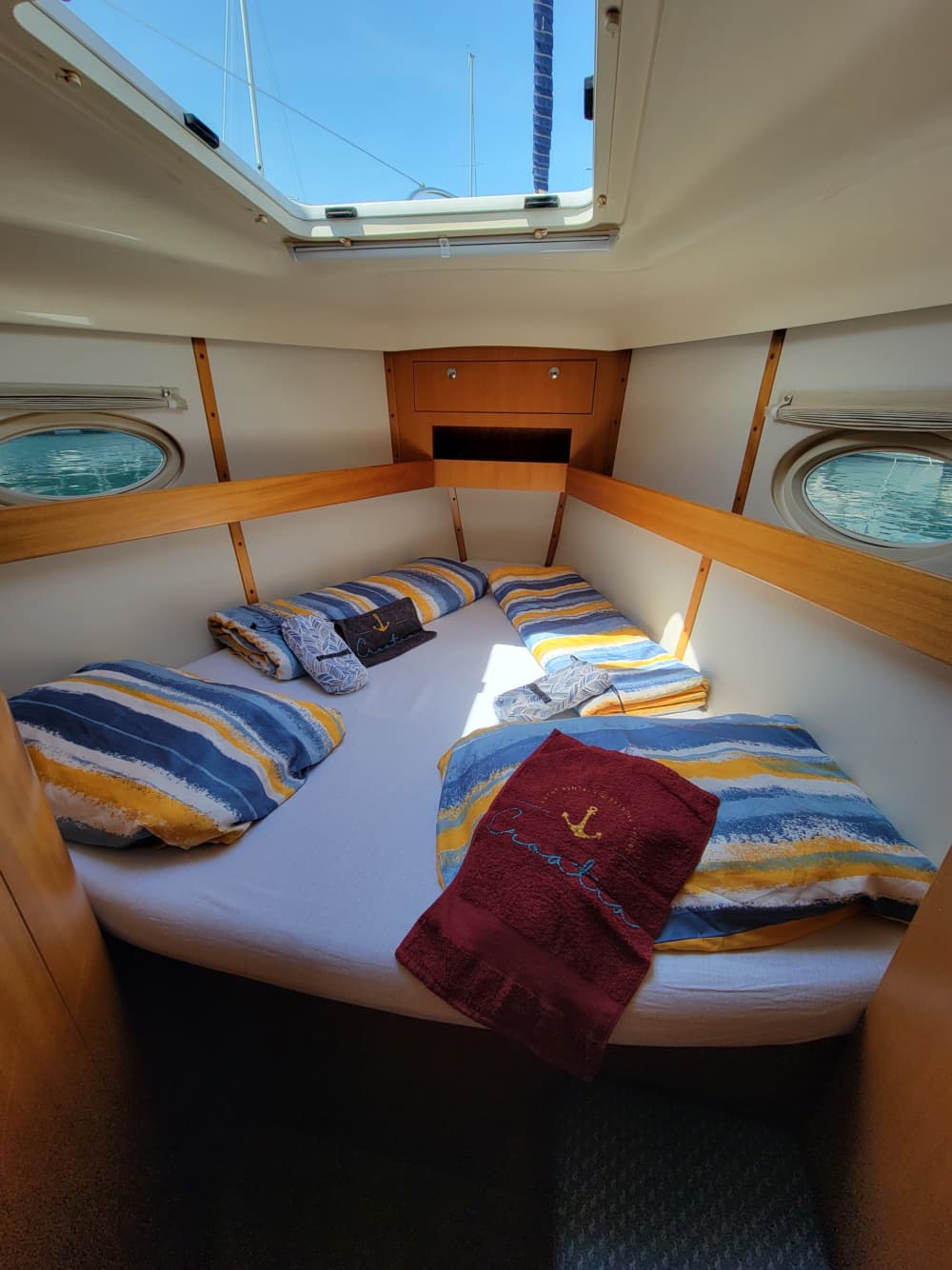 9h of sailing along the coast of Split