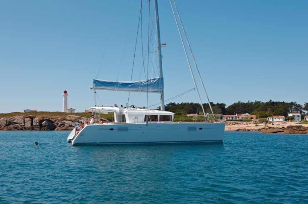 Mykonos South Coast Escape – Half-Day Catamaran Adventure