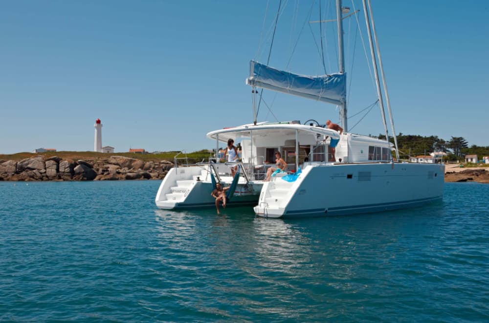 Mykonos South Coast Escape – Half-Day Catamaran Adventure