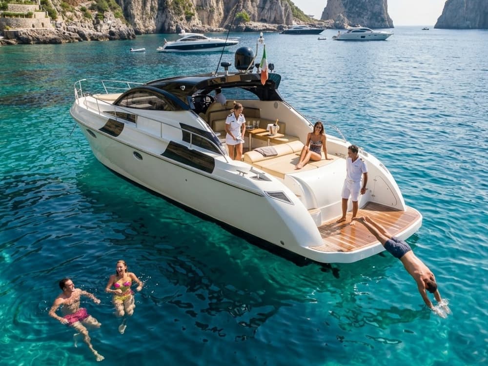Von Sorrent aus: Erkunden Sie Capri an einem Tag mit dem Boot und haben Sie Zeit zur freien Verfügung an Land