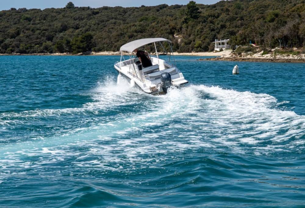 Discover Pula on a motorboat for 8h
