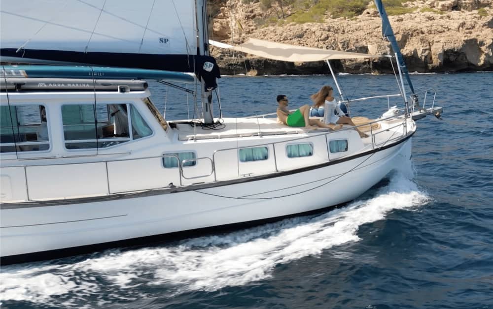 Palma Bay - Private Full Day Lunchtime Start, MotorSailing Experience to Marine Reserve, Turquoise Waters, Aboard A Traditional Llaut - ALL INCLUDED