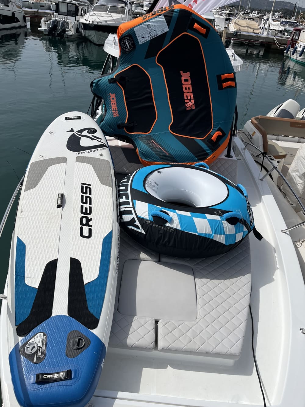 Explore Portals Nous by boat: A full day on the water aboard a motorboat