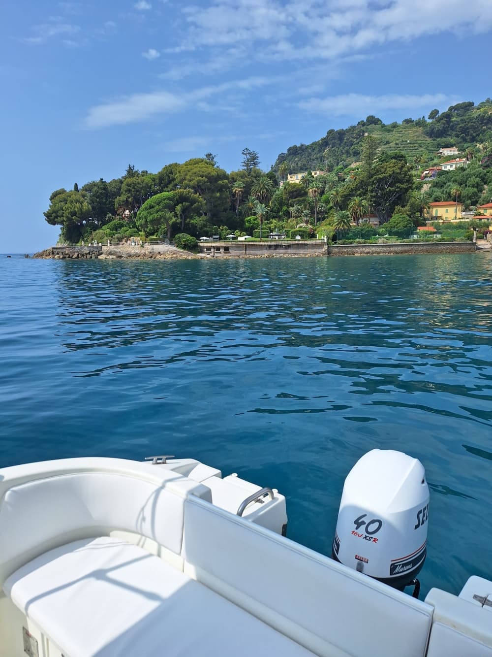 Выделите полдня на отдых на моторной лодке в Санремо.