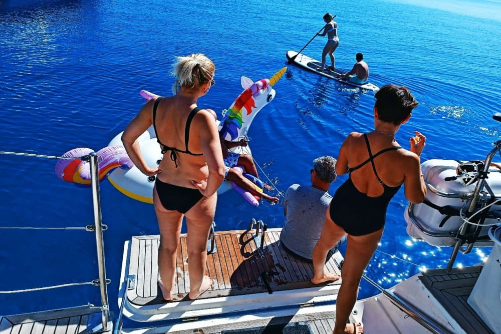 Private Sunset Trip to Dia island on a luxurious sailing yacht