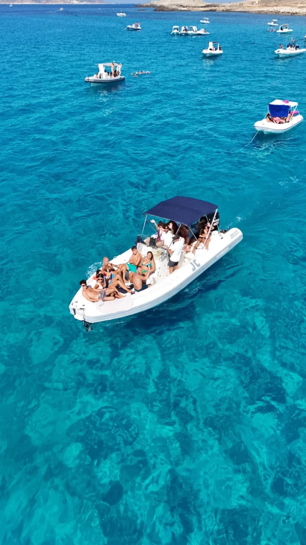 Geniet van 8 uur op een motorboot in Marsala.