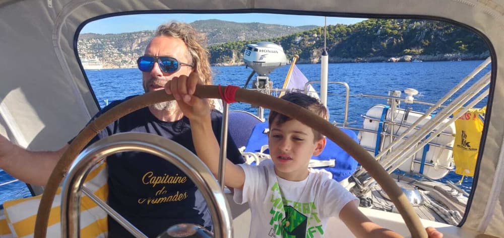 Enjoy a day at sea in Beaulieu-sur-Mer on a sailboat