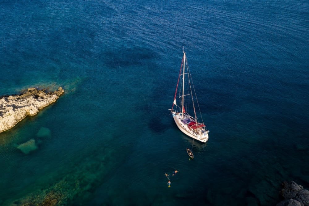 8h of sailing along the coast of Zakynthos