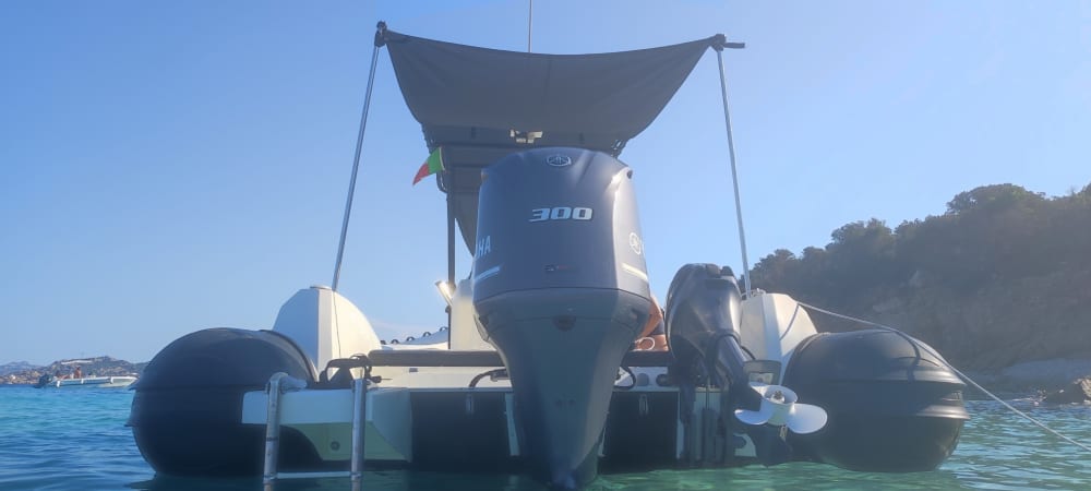 Seu barco a motor particular para um dia ao redor de Palau.