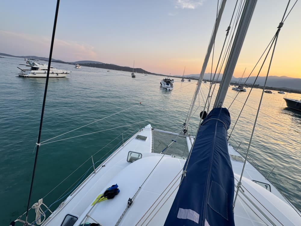 Journée complète de voile en catamaran à Porto-Vecchio
