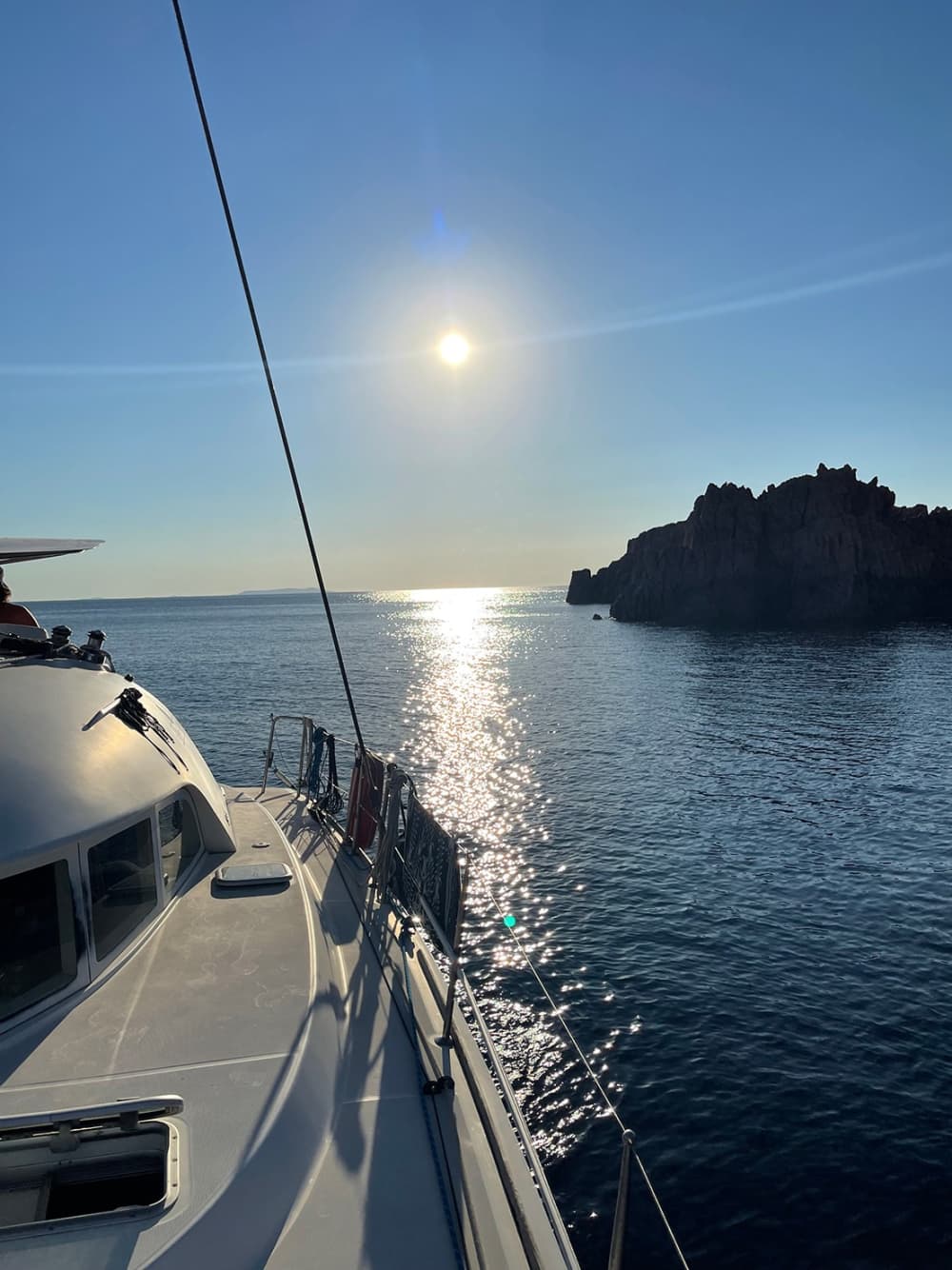 Journée complète de voile en catamaran à Porto-Vecchio