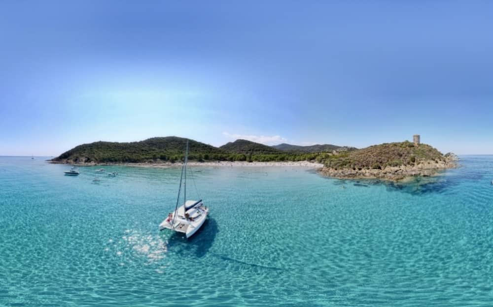 Journée complète de voile en catamaran à Porto-Vecchio