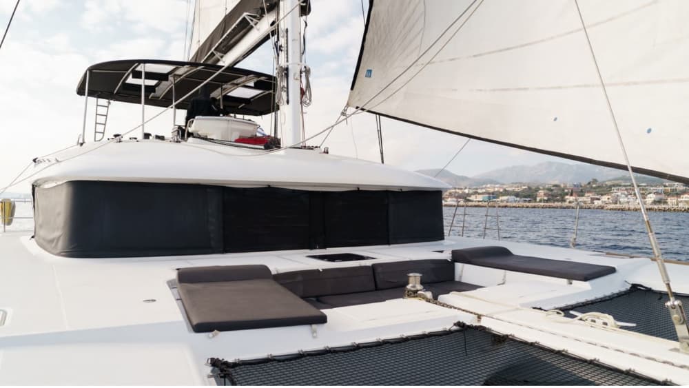 Catamaran Lagoon 500 - Morning or Evening Mykonos Cruise to Delos & Rhenia Island